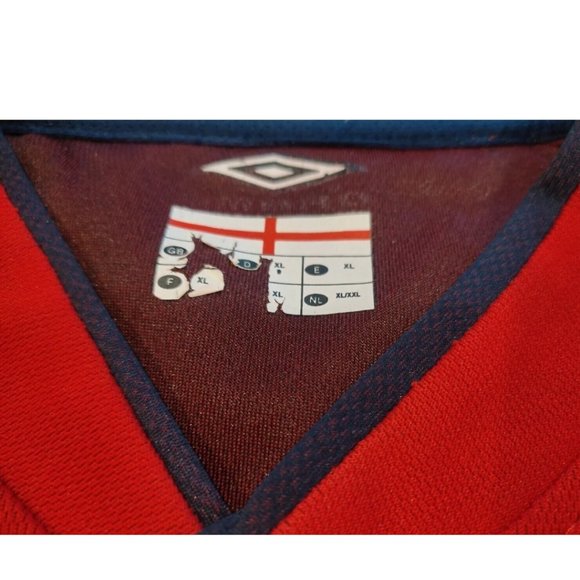 LG Umbro Beckham England National Team '04 Kick Off Jersey Embroidered Men's XL - Picture 3 of 4